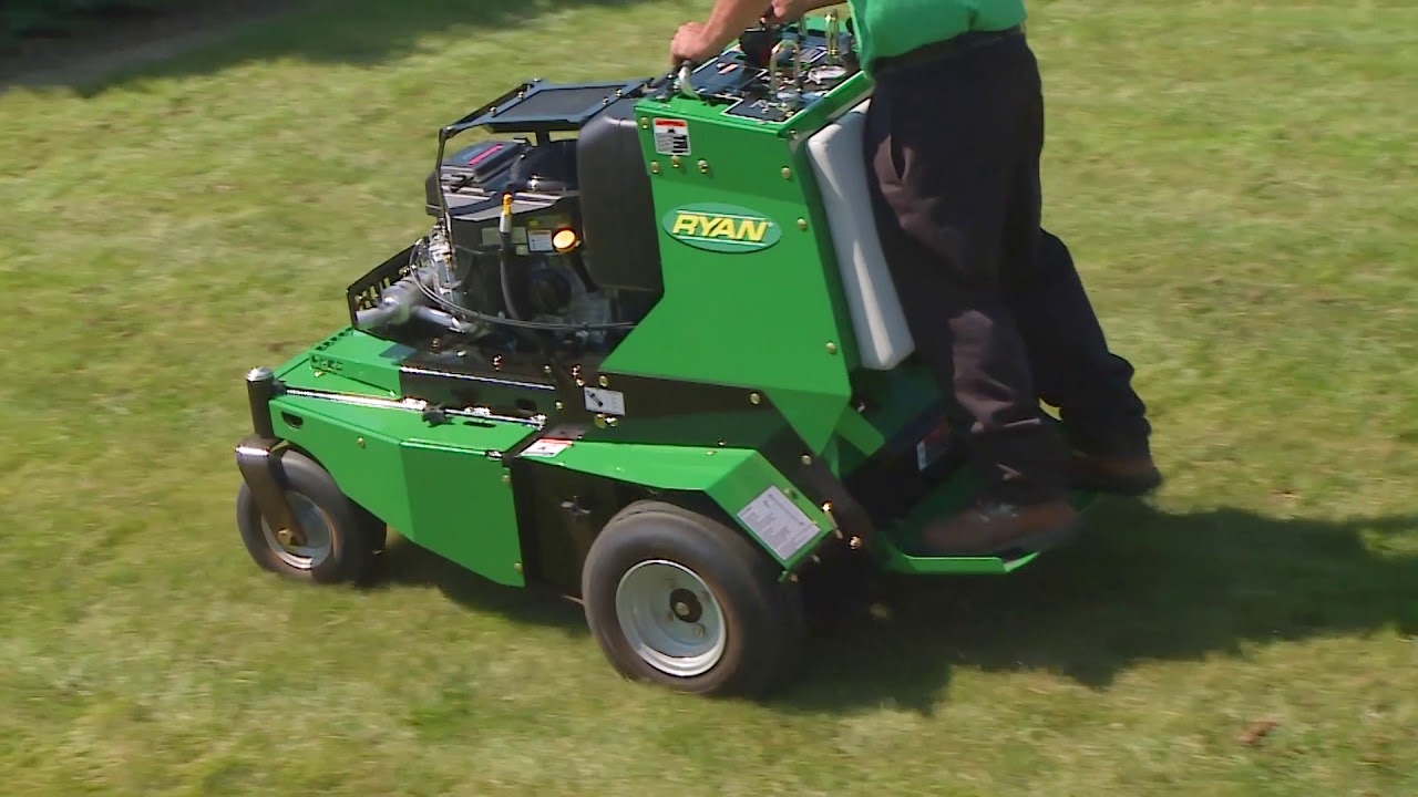 Lawn aeration and overseeding services